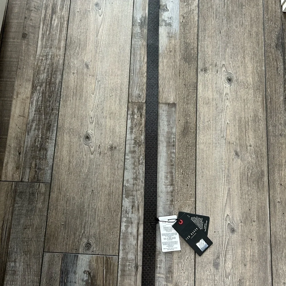 NWT Ted Baker London MXZ-Conaby Printed leather belt Black brown print